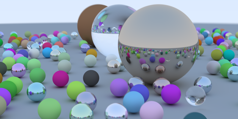 cover scene - ray tracing 1
